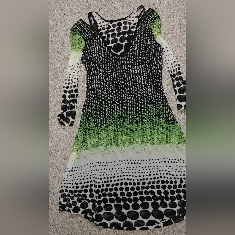 Elena Wang cold shoulder dress
